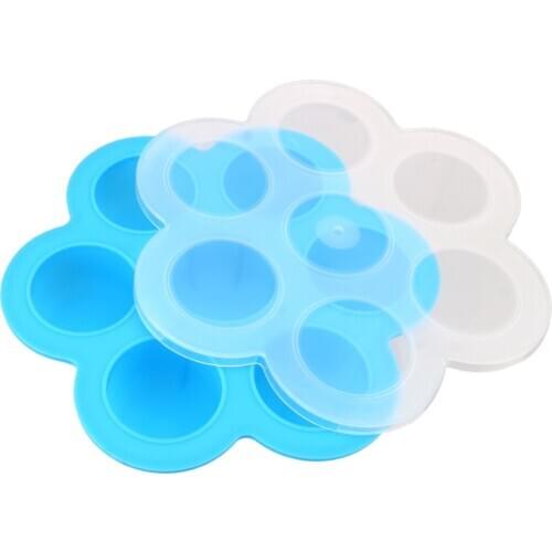 Baby Food Container Milk Storage Box Bakeware Freezer Ball Tray Cake Tools Egg Bites Molds Reusable