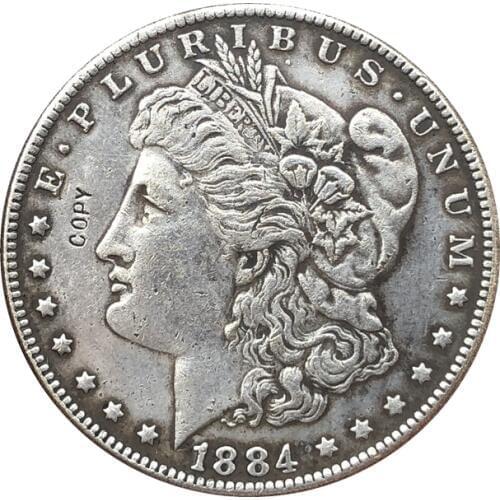 1884 USA Morgan Dollar coins COPY