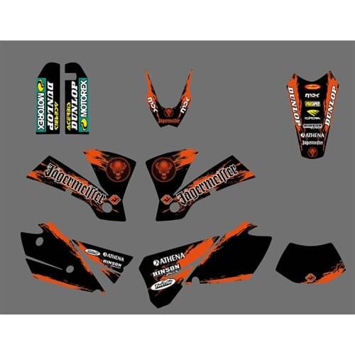 Dirt Pit Bike Motorcycle EXC Sticker for KTM Motor EXC Year 2004 Graphics Kit