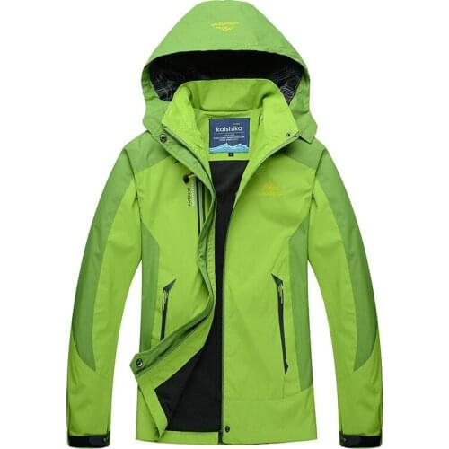 2021 New Womens Waterproof Hooded Rain Jacket Lightweight Outdoor Raincoat for Hiking Travel Plus Size Couples Jackets