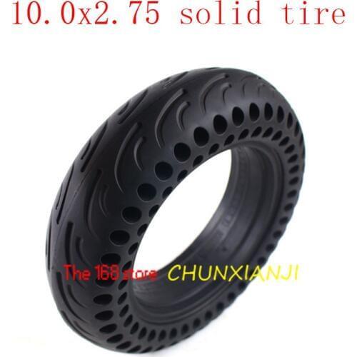 Newest 10.0x2.75 Solid Tyre10*2.75 Tubeless Tire for 10'' Electric Skateboard Hoverboard Avoid Non-Pneumatic Anti-puncture