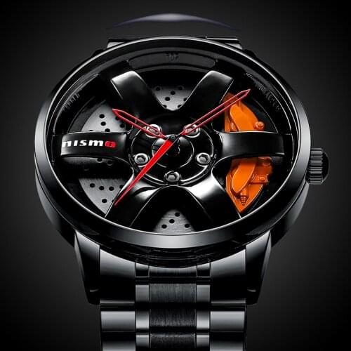 New Unique Wheel Hub Watch Special Design Sports Car Rim Watches Waterproof Creative Relogio Masculino 2021 Watch Men Wristwatch