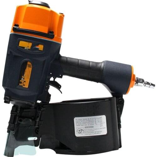 HPCN55 Portable One Machine Multi-Purpose Guard Board Wooden Box Pallet Nailing Machine Nail Gun Small Pneumatic Coil Nail Gun