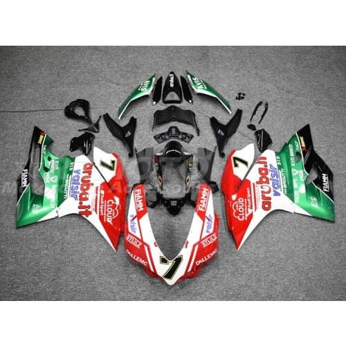 Injection Mold New ABS Fairings Fit For DUCATI 959 1299 Panigale 2015 2016 2017 2018 15 16 17 18 Red white glossy