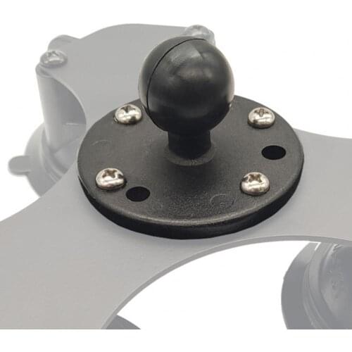 Ball Head Bracket Round Shape Wide Compatible One Inch Easily Install Mount Bracket Head for Airplane Motorcycle Accessories