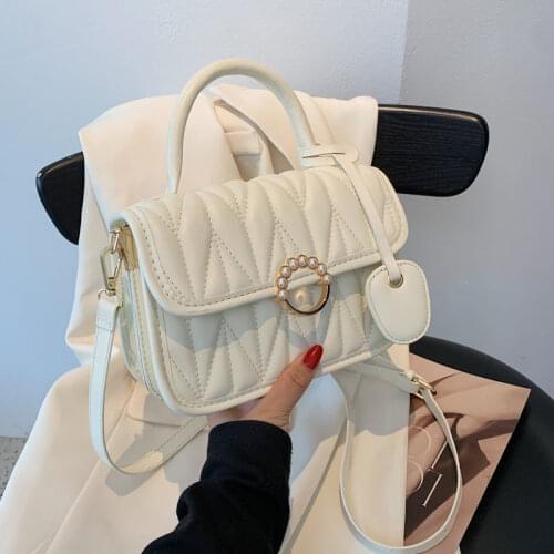 Crossbody Bag Women Shoulder Bag Female Handbag Designer Purse Retro Backpack Fashion 2021 New Trend PU Leather Simple All-match