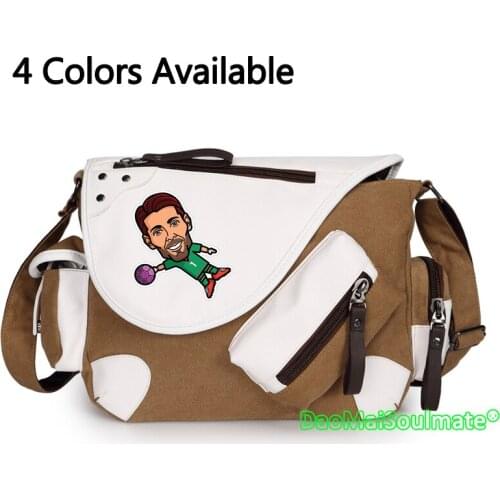 Famous Football Star Cartoon Boy Messenger Bag Boys Notebook School Bags Students Laptop Shoulder Bags Mochila Escolar Bolsos