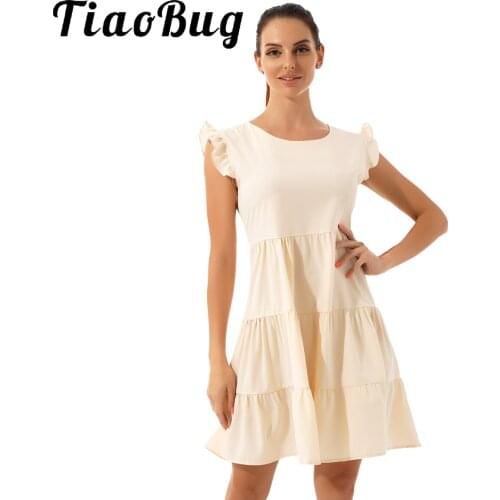 TiaoBug Fashion A-Line Dresses