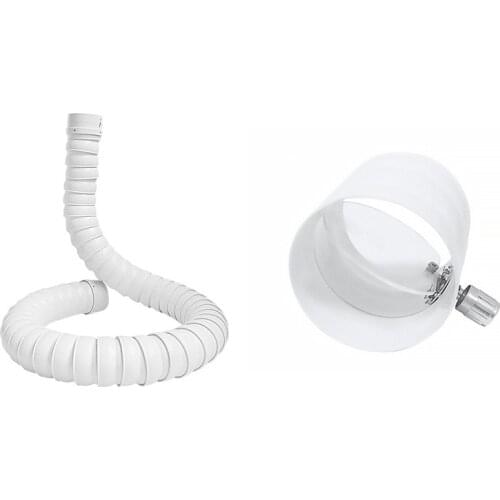 Universal POM exhaust pipe 1-2m * 75 mm fume extractor hood extractor arm fume hood for industrial home smoke purifier filter