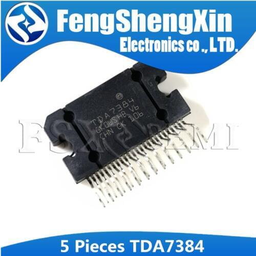 5pcs/lot TDA7384 ZIP-25 TDA7384A 4x35W QUAD BRIDGE CAR RADIO AMPLIFIER IC
