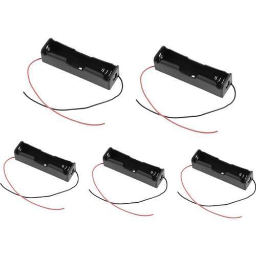 5Pcs Single Slot DIY 18650 Battery Holder Power Bank Plastic 18650 Rechargeable Batteries Storage Box Housing Case High Quality