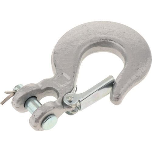 1/4" Winch Hook, With Latch For Winches Up To 3000 Lbs Grade 70 Slip Hook