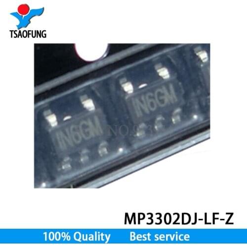10PCS MP3302DJ-LF-Z marking:IN6** MP3302DJ MP3302 SOT23-5 New Original