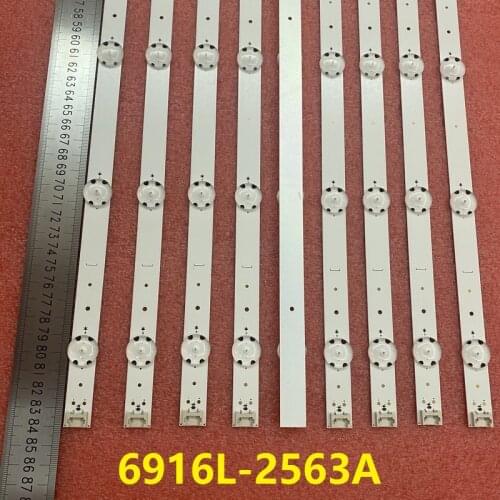 15pcs/lot LED bar For LG 43UH6507 43UH6509 43UH652V 43UH654V 43UH6800 43UH6810 43UH6880 43UH7507 43 V16 ART3 2563 AGF79046901