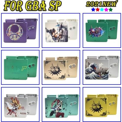 2021 Limited Edition For Nintendo GBA SP For Gameboy Housing Case Cover Replacement Full Shell For Advance SP