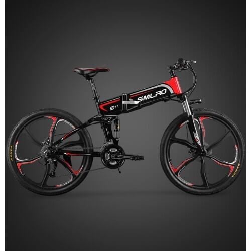 26 inch folding electric mountain bike aluminum alloy men and women adult small mobility assistance e bike