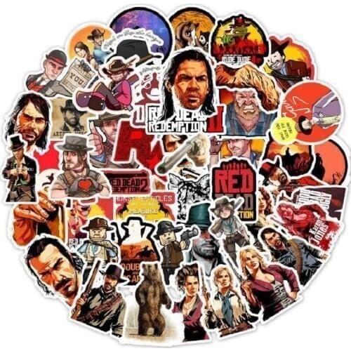 50pcs Wilderness Big Darts Graffiti Stickers DIY Suitcase Computer Phone Skateboard Guitar Refrigerator Waterproof Sticker