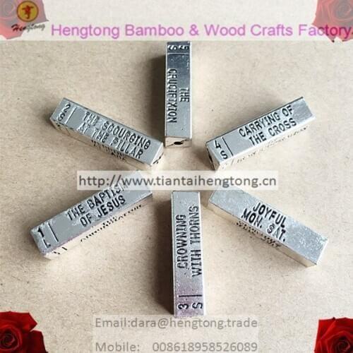 6pcs/set,10sets/pack 29mm alloy bead/ rosary connector/ religious connect bead/ metal bead