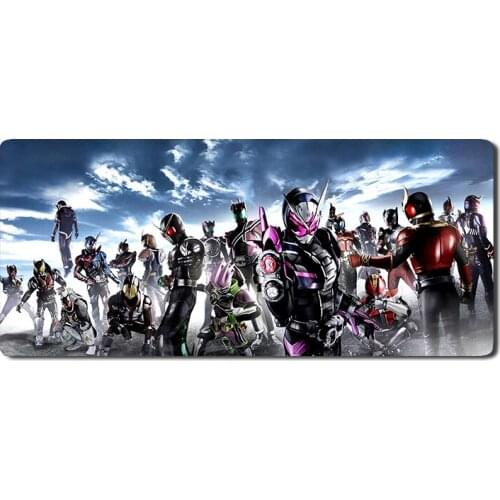 Anime Kamen Colorful Pattern Rider Mouse Pad Gaming Mat Computer Desk Padmouse Keyboard Mouse Accessories Rubber Pad