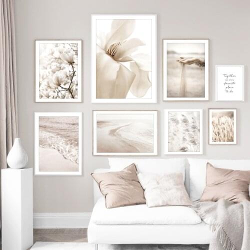 Seashell Begonia Beach Sexy Woman Feather Wall Art Canvas Painting Nordic Posters And Prints Wall Pictures For Living Room Decor