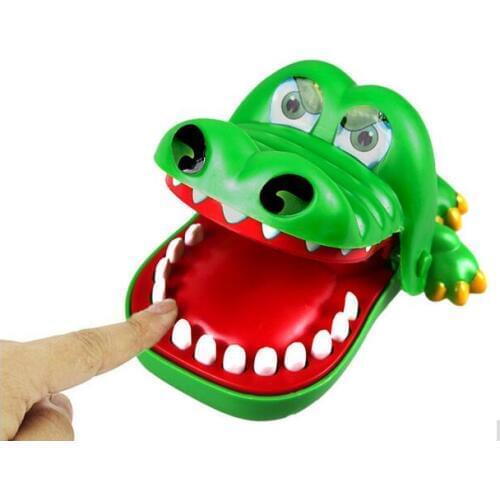 Large Fun Toys Crocodile Dentist Bite Finger Game Funny Novetly Crocodile Toy for Kids Gift