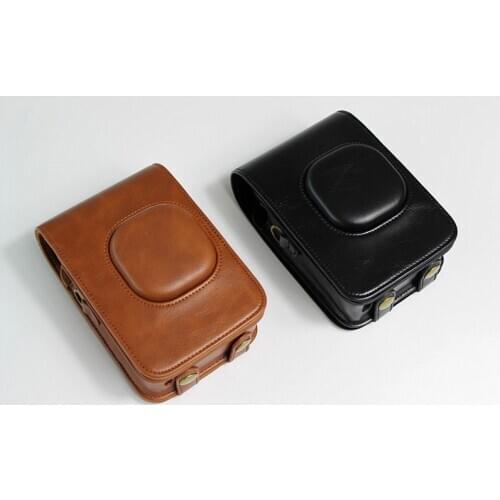 PU leahter Case camera bag for Fuji Instax Mini LiPlay Polaroid Photo pouch cover With shoulder Strap