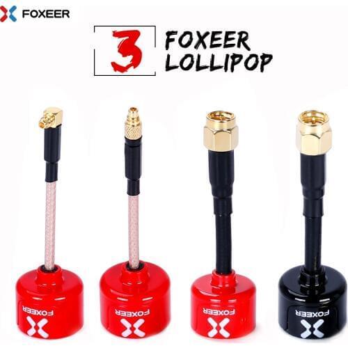 Foxeer Lollipop 3 V3 Antenna 5.8G 2.3Dbi TX RX RHCP FPV SMA RPSMA UFL Straight/Angle MMCX FPV Antenna For FPV RC Drone Racer