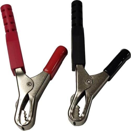 JKM 105mm Lightweight Convenient Crocodile Car Battery Test Lead Clips Auto Charger Clamp Voltage Tester Tool