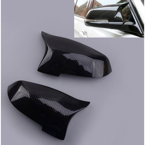 2pcs Door Side Rearview Wind Mirror Cover Cap 51167308683 51167308684 Fit For BMW 5 6 7 Series F10 F11 F18 F07 F06 F12 F13 F01