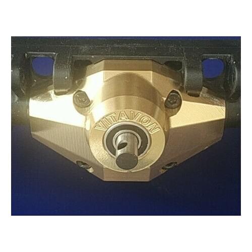 VITAVON CNC brass axle housing cover 3rd member for Axial Capra