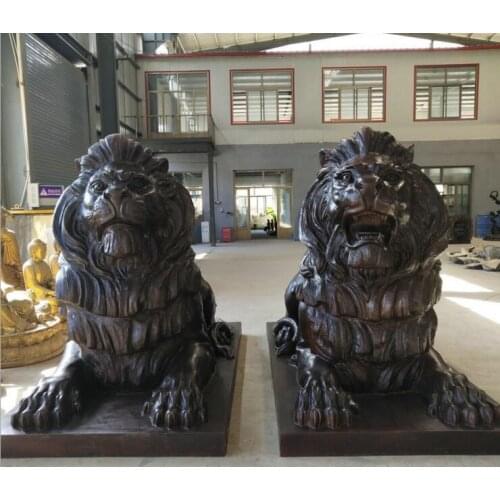 Animal copper products , copper lion,produts , a pair of lion ,animal lion