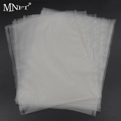 MNFT 300Pcs 10*13cm PVA Bags Fast Dissolving Environmental Fishing Material Tackle Carp Bait Bags