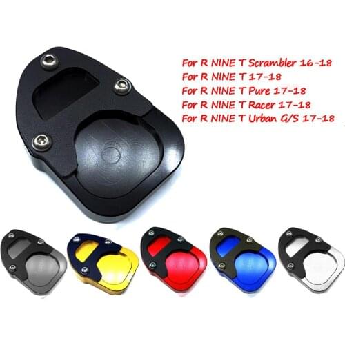 Motorcycle Kickstand Foot Side Stand Extension Enlarge Pad Support Plate For BMW R NINE T Scrambler Pure Racer Urban 2017-2018