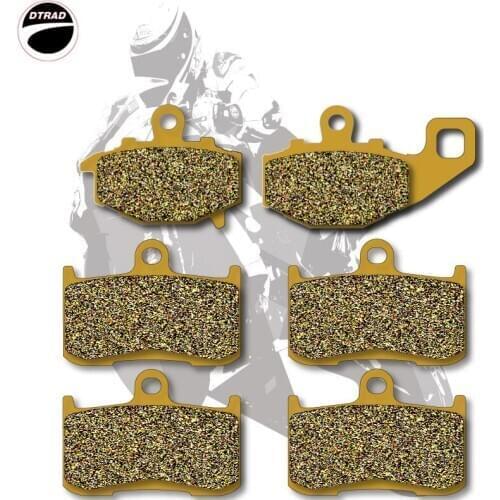 Motorcycle Brake Pads Front+Rear For KAWASAKI Z 1000 (ZR 1000 A) 2003-2006