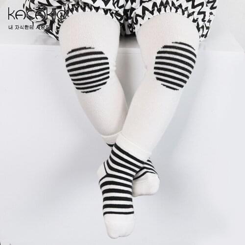 Kacakid 2020 New Spring Fall tights girls kids Cotton Kids Baby Dot Pantyhose Tights For Children Boys Girls 1-7 Years