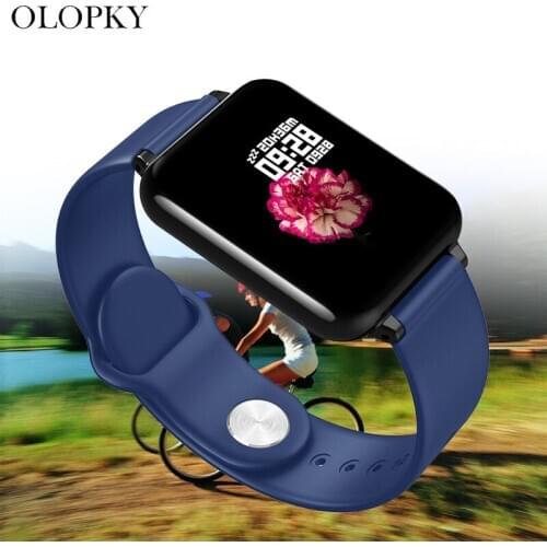 New Smart Watch Sport Fitness Men Women Heart Rate Blood Pressure Monitoring Call Message Reminder Waterproof Fitness Tracker