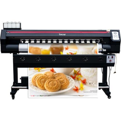 Dx5 Print Head Eco Solvent Printer Machine Automatic 1.6M Roll To Roll Inkjet Printer Dx7 Outdoor Vinyl Sticker Printers Plotter