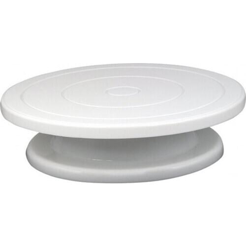 Plastic Cake Turntable Rotating Cake Plastic Dough Stand turntable Tools Platform Baking Cake Decorating Knife