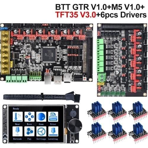 BIGTREETECH GTR V1.0 Kit 32 Bit Control Board BTT M5 V1.0 board+TFT35 V3.0 a4988 TMC2208 TMC2130 TMC2209 Driver 3D Printer Parts