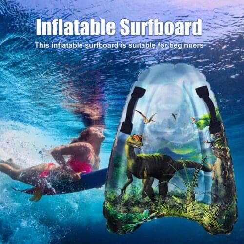 Portable Surfing Floating Bed Kids Summer Surfing Swimming Mattress Inflatable Board Surfboard Kids Children Pool Floating Toys