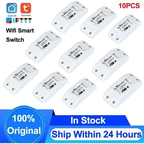 Tuya Wifi Smart Switch Smart Home Wireless Remote Control Timer DIY Switch Via Smart Life APP Work with Alexa Google Home