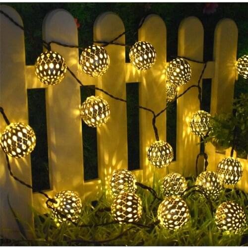 20/30/50LED Solar String Light Outdoor Waterproof Christmas Garland Fairy Lights Garden Room Wedding Decoration Holiday Lighting