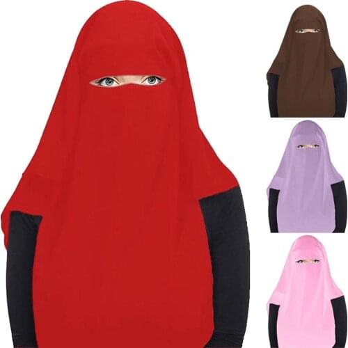 Women Muslim Headwear Turban Hijab Niqab VeilIslamic Face Cover Scarf Shawl muslim crinkle hijab scarf soft cotton headscarf