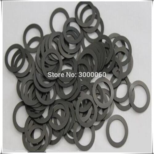 3.5mm(ID)x6mm(OD)x1mm(Thickness) High Precision Customized Black Color Polyslider Graphite Nylon Flat Washer 1000pcs/lot