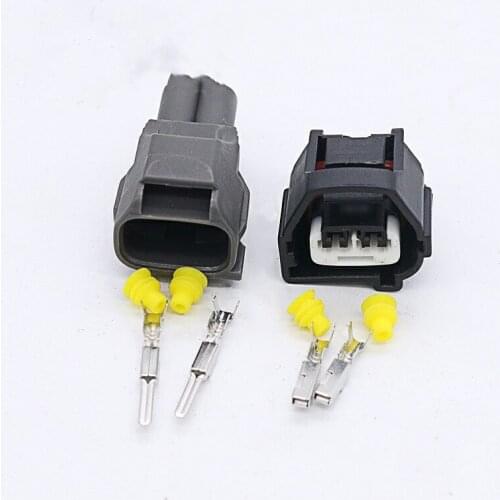 5Pcs/lot Auto 2 Pin Female Male Crankshaft Sensor Wire Harness Waterproof Connector For Lexus Toyota Reiz 7283-7023-10