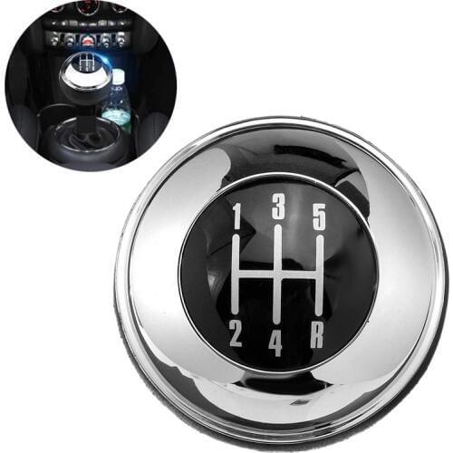 5 Speed Car Manual Gear Shift Knob Lever Shifter Knob for Mini R50 2000-2006 Cabrio R52 2002-2008