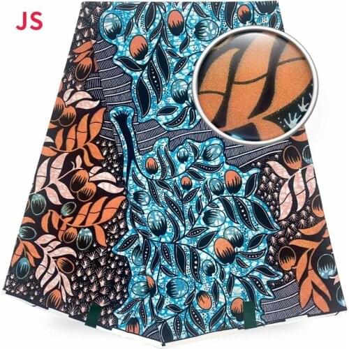 African Golden Wax Fabric Real Wax Prints Ankara Print fabric cotton High Quality 6 yard African Fabric for wedding dress