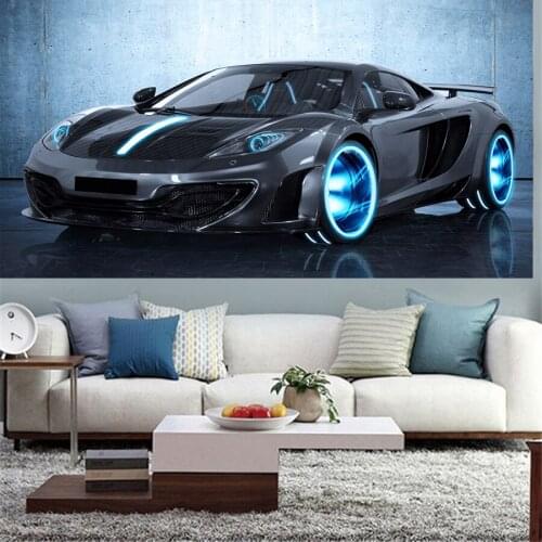 DIY 3D Diamond Embroidery,Cross Stitch,"Precious Sports Car",Full Square&Round Diamond Painting,Home Decor