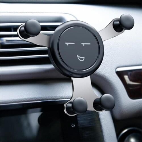 Car Phone Holder Gravity Air Vent Mount Cell Smartphone Holder For iPhone XR Samsung Huawei In Car Mobile Phone Holder Stand GPS