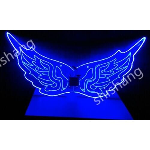 CY02 LED light colorful stage show costumes butterfly ballroom dancing wing party bellydance dresses dj disco model party wears
